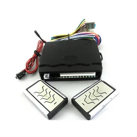 Központizár vezérlő, 2 távadóval, kürt kimenettel, LED visszajelzés, 24V SMP V09 24V