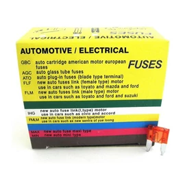 Biztosíték, mini, 10A, késes - SMP WPM10A DOBOZ