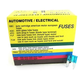 Biztosíték, mini, 15A, késes - SMP WPM15A DOBOZ