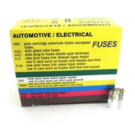 Biztosíték, mini, 7,5A, késes, 100 db/csomag - SMP WPM7,5A DOBOZ