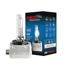 Exod D8S xenon izzó, 35W, 85V, fehér fény, 1 db/doboz - EXOD NP D8S 6000K