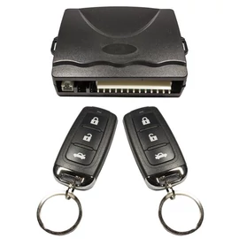 Központizár vezérlő, 2 távadó, kürt, index és ablakemelő kimenettel, LED, 12V - SMP V09