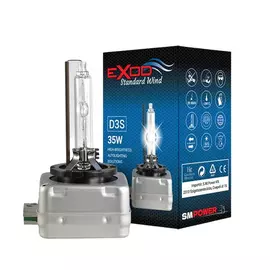 Exod D3S xenon izzó, 35W, 85V, enyhén sárgás fehér fény, 1 db/doboz - EXOD NP D3S 4300K