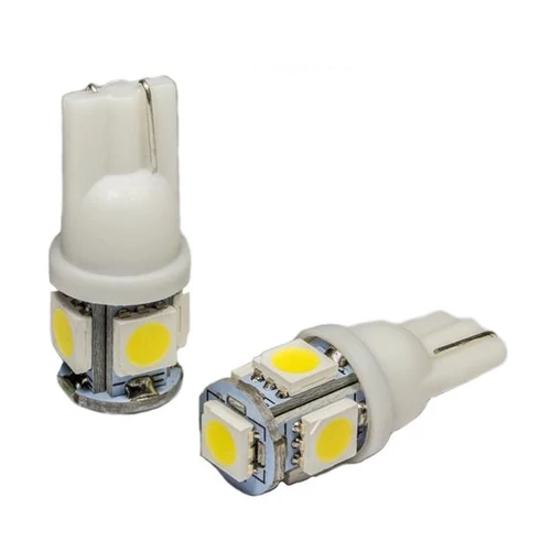 T10 foglalat, analóg LED, 12V, párban - Exod T10x5 5050 SMD W